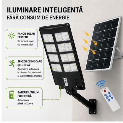 LAMPA SOLARA 800W GREEN