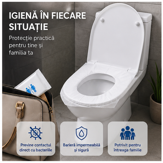 Set 50 De Huse Igienice Pentru Colac De Toaleta