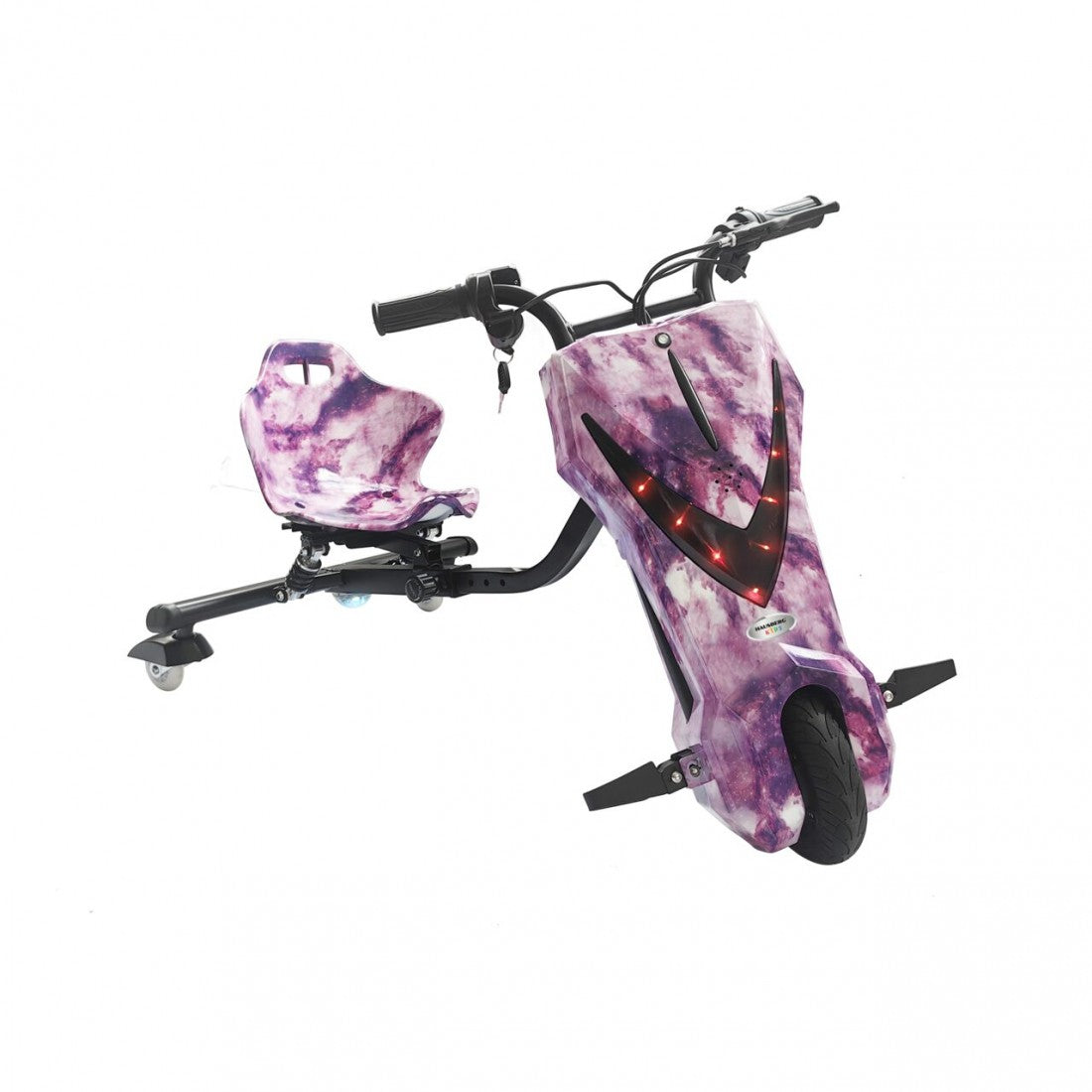 Trotinetă electrică PREMIUM DRIFT, Rezistenta 130kg, Tricicletă, motor 250W-36V, boxe bluetooth, 3 viteze