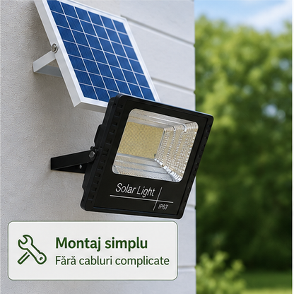 Proiector cu Panou Solar Separat 200W